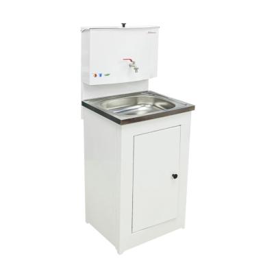 Рукомойник Акватекс металл. 500*430 белый (без ЭВН-20л + мойка НЕРЖ.)